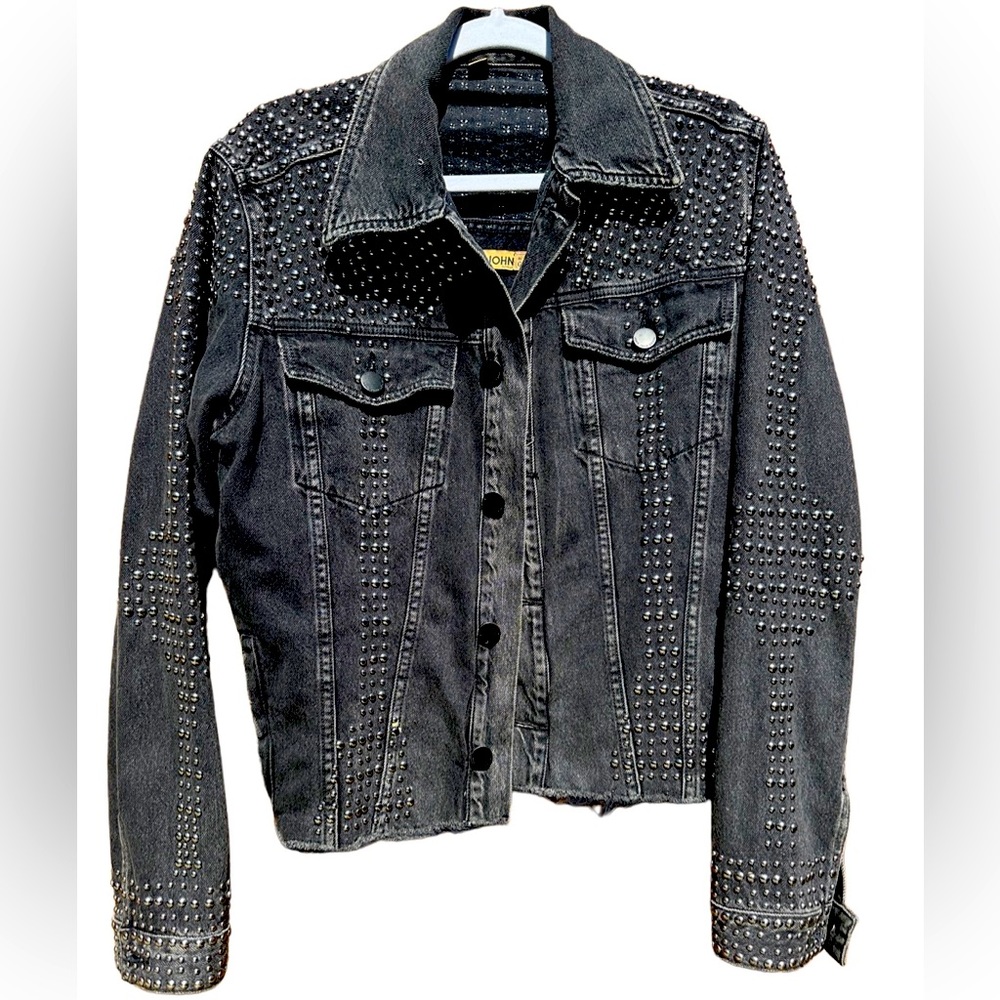 JOHN JOHN RARE DENIM DISTRESSED JACKET